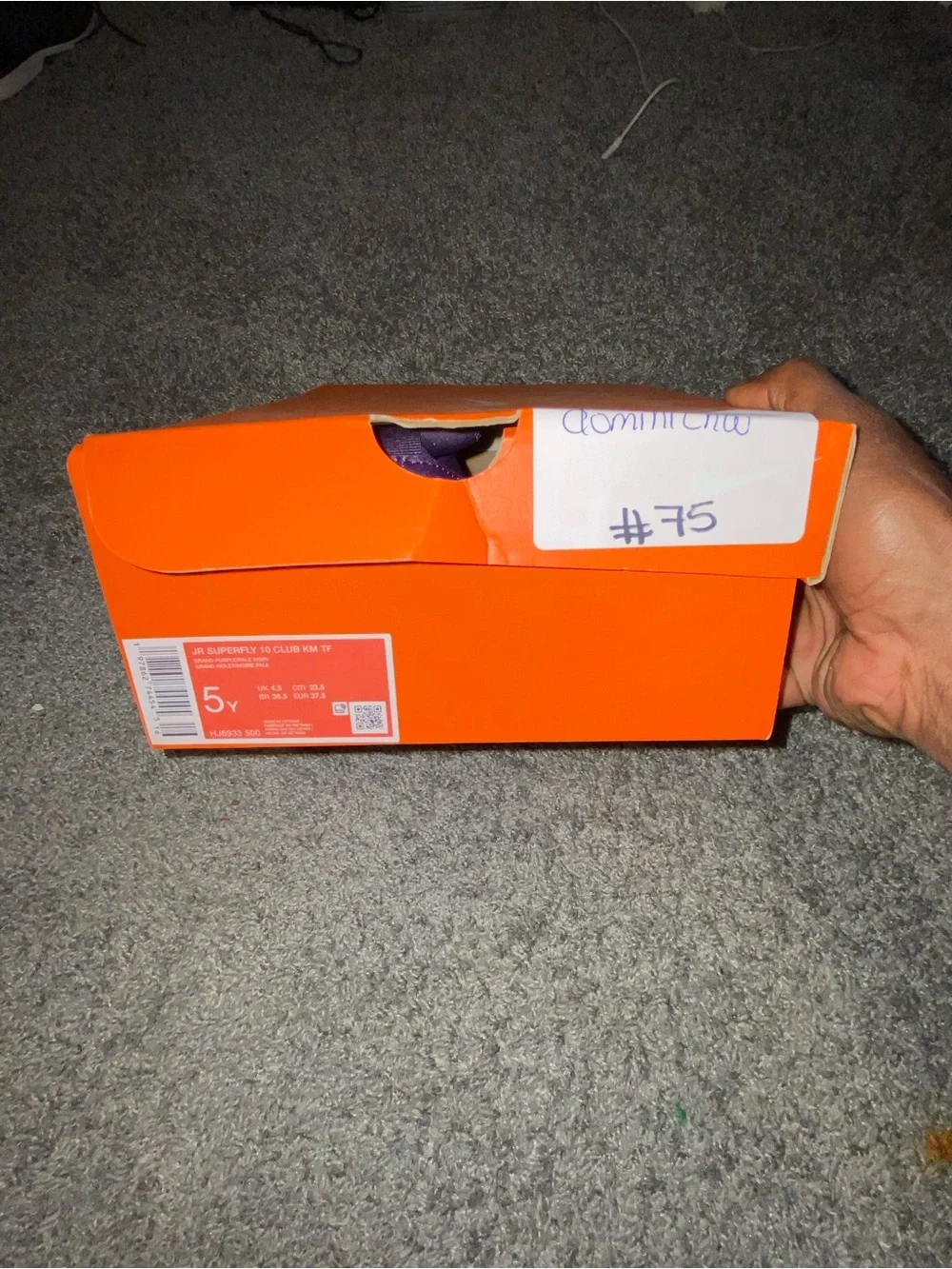 Nike Jr. Mercurial Superfly 9 KM (Kylian Mbappé) Turf cleats